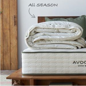 Avocado All-Season Queen Alpaca Duvet Insert